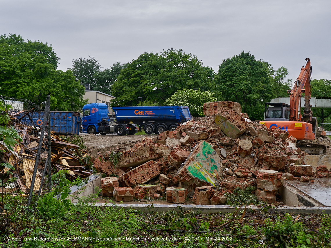 24.05.2022 - Baustelle am Haus für Kinder in Neuperlach